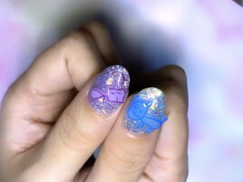 新宿３dネイル SnowManネイル