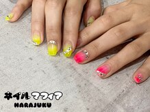 ネイルマフィア 原宿(NAIL MAFIA)/春ネイル/春カラー/ネオン