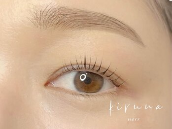 キルナノール 福岡天神(kiruna norr)の写真/天神・大名の人気サロン♪まつ毛＆眉の垢抜けSETが6800円★毛流れ調整×カールでモテ可愛eyeに♪