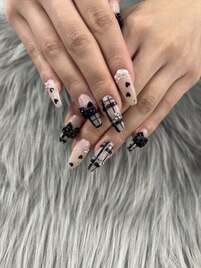 チェックネイル