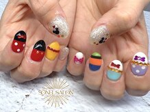 ソネルサロン 駒込店(SONEL SALON)/キャラクターネイル♪