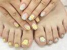 グリッター×フラワーシール