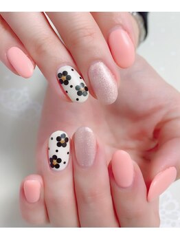 ネイルサロン ティアラリュクス 市川北口店(Tiara Luxe)/フラワーネイル