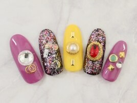 ゴージャスパーツネイル