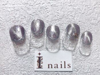 アイネイルズ 梅田店(I nails)/メタリックマグネット¥7700