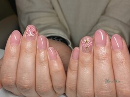 押し花ワンカラー