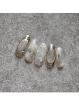 フラワーネイル 小山店(Fleur nail)/ミラーニュアンスネイル