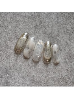 ミラーニュアンスネイル