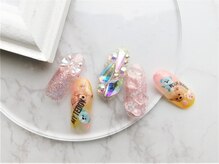 ネイル スパ ココプラス(Nail spa Cocoplus)/POPなテディベアネイル￥10000