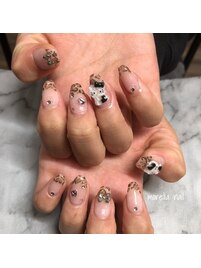 ヒョウ柄フレンチ