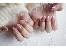 ネイル フライガール(nail FLY GIRL)/チーク☆ガラスフレンチ