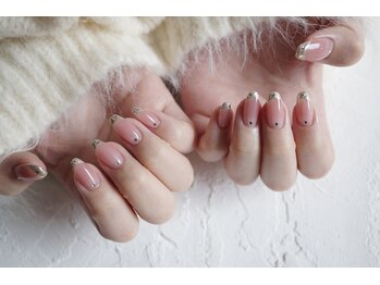 ネイル フライガール(nail FLY GIRL)/チーク☆ガラスフレンチ