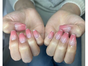 ネスレ ネイル(NESTLE NAIL)/グラデ＆スキニーフレンチ
