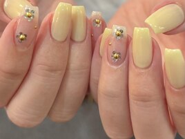 【Karin.m】レモンイエローホロ