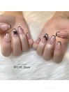ブラックスキニーフレンチ