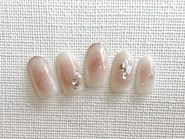 くすみチークネイル