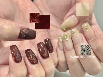 アシンメトリーデザイン