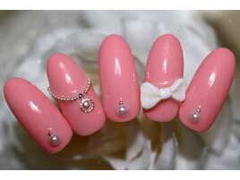 大人可愛い上品ネイル♪¥8980