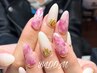 【ハンド】オフありアート込みジェル　￥7900