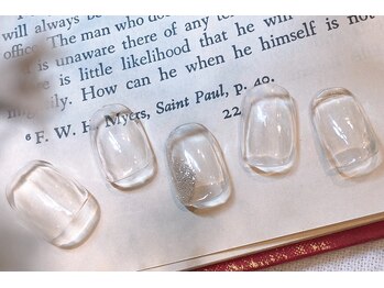 ネイルデコ(nail DECO)/クリアネイル【鹿間】