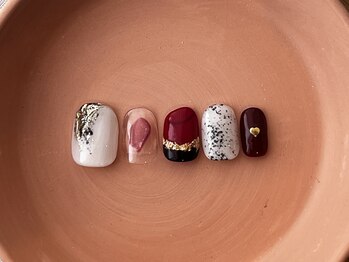 カラ ネイル 中津店(calla nail)/個性派ルージュネイル