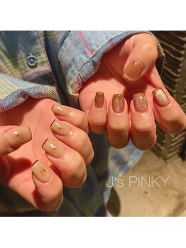 ネイルスペース ジェイズ ピンキー(NAIL SPACE J's PINKY)/マグネットと細フレンチ