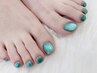 【ご新規様 オフなし限定】Foot★ラメ、マグネット可 ワンカラー￥4500