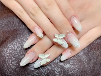 エイミー(EIMY)の写真/季節デザインやトレンドネイル・華やかパーティーネイルと豊富にご用意★ネットで満席でもお電話下さい♪