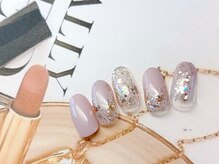 フルールソンネイル(fleur son nail)/5月定額シンプルアート