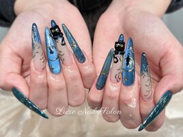 韓国風ブルーマグネット×黒猫