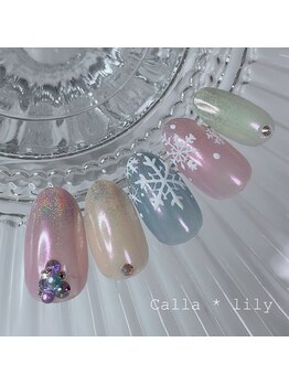 カラーリリー 恵比寿(Calla lily)/結晶ネイル
