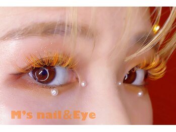 エムズ ネイル アンド アイ(M’s nail & eye)/イエロー・オレンジMIX