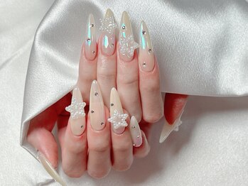 ティーアンドビー ネイルスタジオ(T&B NAIL STUDIO)/トレンドワンホンちゅるんネイル
