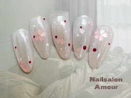 キラキラ春夏ネイルコース¥7980