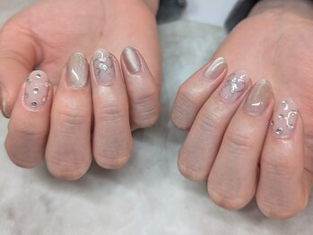 ヘアーアンドエステティック ヴェリス(hair&esthetic Velis)/マグネット×リボン×ストーン