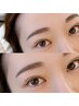 【人気Ｎｏ.1】ふんわり美眉スタイリング+高持続まつげパーマ上　¥10,900→