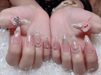 レアネイル 新宿(le'a nail)/チークマグネットネイル