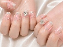 マリーゴールド 府内店(MARRY GOLD)の雰囲気（きらっと輝くパーツで存在感を。甘さのある上品な仕上がり。）