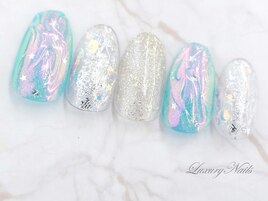 うるツヤ*みずいろNail