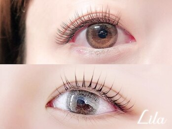 リラ 高崎店(Lila)の写真/[高崎/まつ毛パーマ/パリジェンヌ］【デザイン力に感動】目元可愛さ2倍!ダメージレスまつげパーマ♪