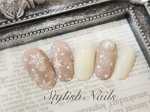 スタイリッシュネイルズ(Stylish Nails)/雪の結晶アート５