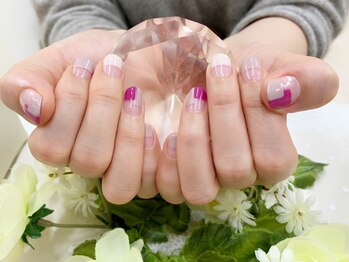 プルミエ ネイル(Premier Nail)/ブロックフレンチ☆定額