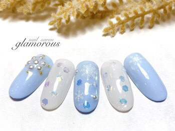 ネイルグラマラス 西新井店/《パラジェル》冬ホログラム