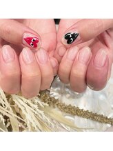 ネイルサロン ラグゼ(Nail salon Luxe)/ハートネイル