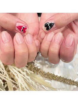 ネイルサロン ラグゼ(Nail salon Luxe)/ハートネイル