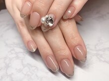 トラストネイル 佐野店(TRUST Nail)/キラキラフレンチ