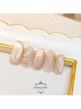 ピオニーネイル(peony nail)/パールフラワー