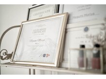 メイジーネイル(Maisie Nail)の雰囲気(各種ディプロマ&検定等取得済み)