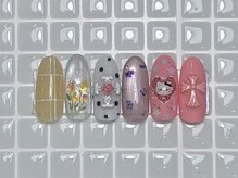 ジョアネイル(JOA Nail)/春/フラワー/クロームパーツ