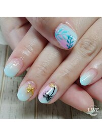 夏ネイル